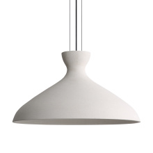 Golden 2173-22 WCT - Golden Lighting Aethera 22in Integrated LED Pendant in White Sandstone Cement